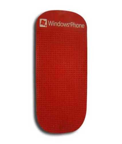 Red Trendy Silicone Mobile Pads