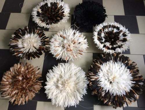 Natural Feather Juju Hats