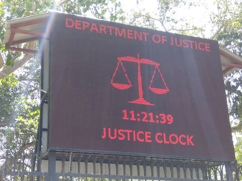 Outdoor LED Display (Justice Clock)