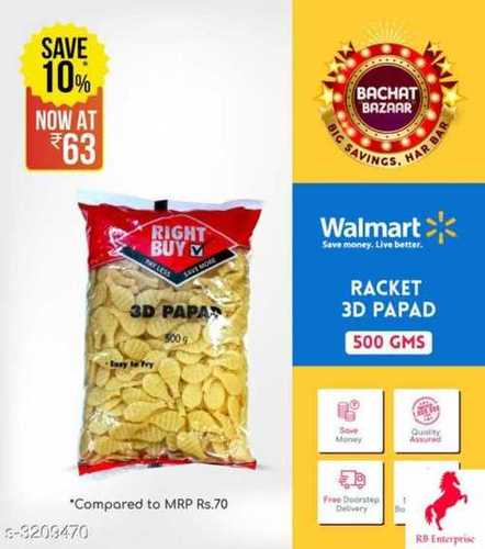 Right Buy Racket 3D Papad