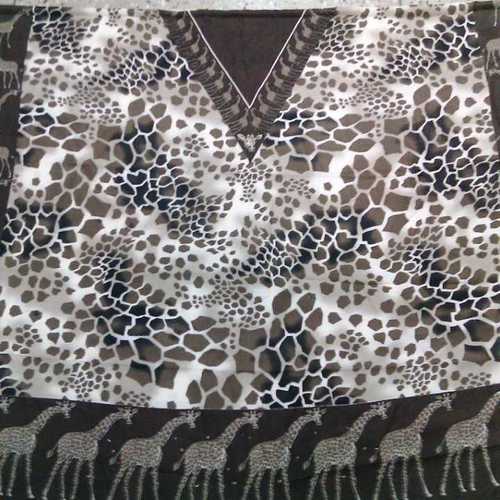 Animal Printed Short Kaftan Bust Size: All Size  Centimeter (Cm)