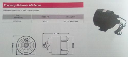 Economy Air Blower Ab Series Application: Industrial