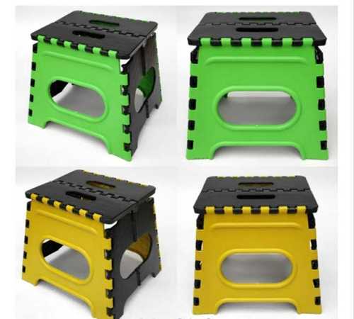 Green Heavy Plastics Folding Stool