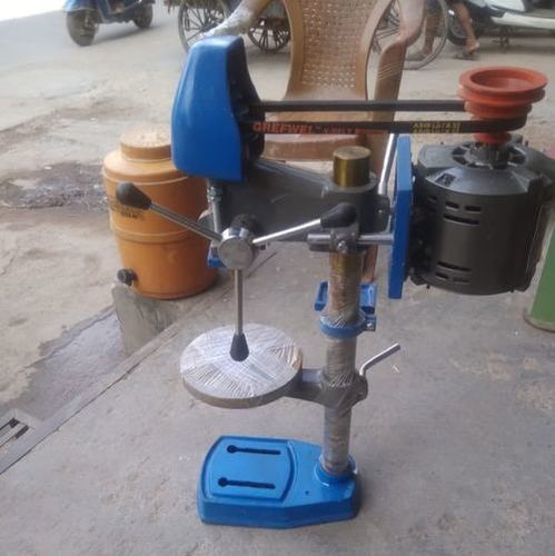 Blue Slipper Sole Cutting Machine