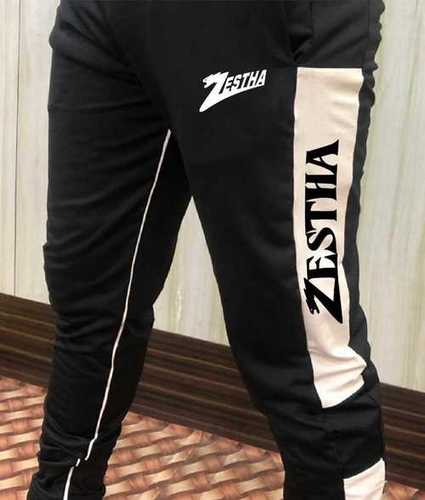 Washable Black Color Sports Lower