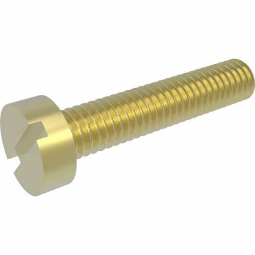 Golden Brass Precision Cheese Head Screw