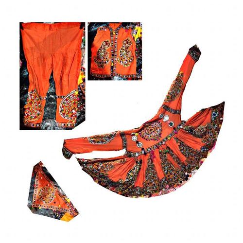ITSMYCOSTUME Gujrati Kedia Dress for Boys Kids Navratri Garba Angrakha  Dhoti Set (Material : Cotton) : Amazon.in: Clothing & Accessories