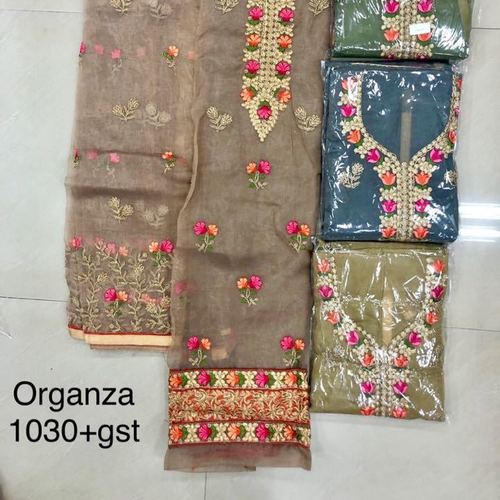 Organza Fancy Ladies Suit