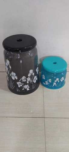 Lapar Colorful Printed Plastic Stool