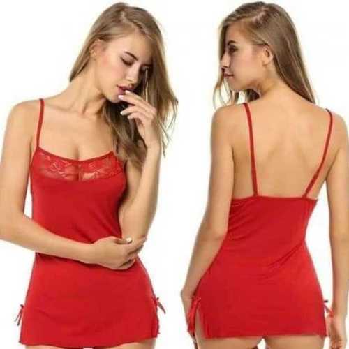 Red Babydoll Night Lingeries Set