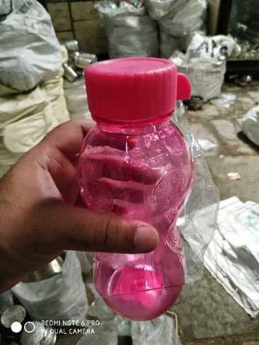 Red Plastic Fridge Bottle 600Ml