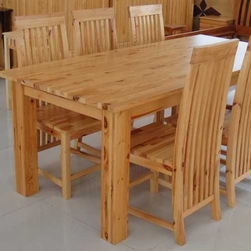Pure Pine Wood Dining Table