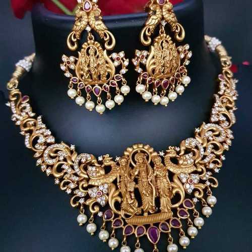 Ram Darbar Necklace Set Gender: Women