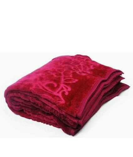 Fleece Red Soft Texture Blanket 