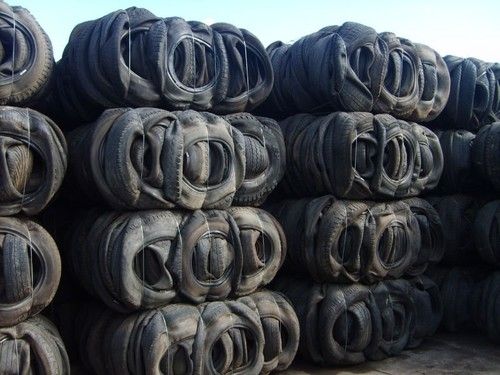 Black Bales Tire Rubber Scrap