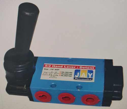 Hand Lever Operated Pneumatic Valve