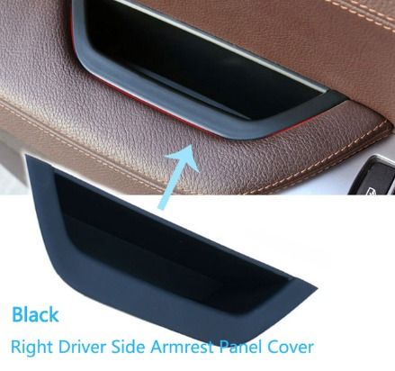 Black/Beige Lhd Rhd Interior Door Pull Handle Armrest Panel Cover