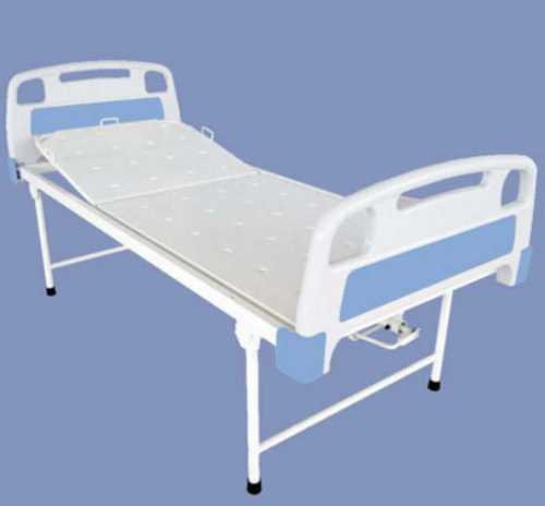 Plain White Adjustable Hospital Bed 