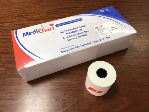 Premium White ECG Roll