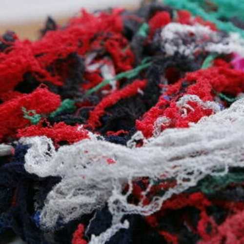 Coloured Yarn Cotton Waste