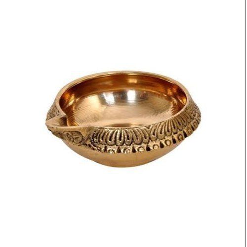 Golden Good Design Kuber Brass Diya