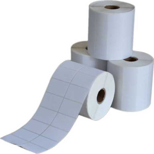 Plain White Sticker Barcode Roll Application: Industries