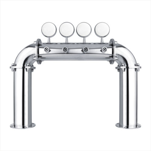 Silver U Type Beer Tower With Led Light