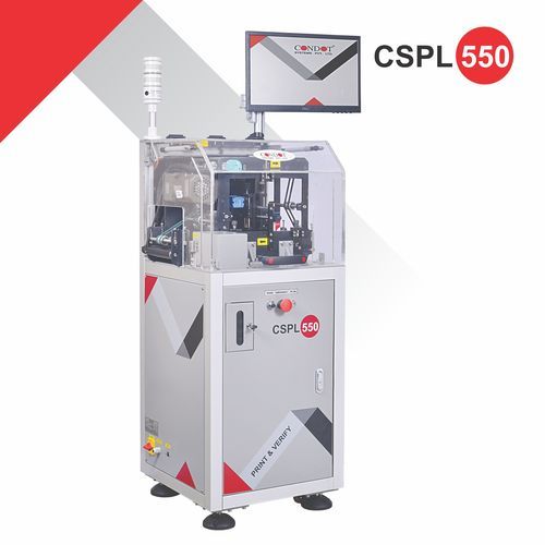 Pharmaceutical Packaging Machine Cspl 550 Print And Verification For Pharma Outserts