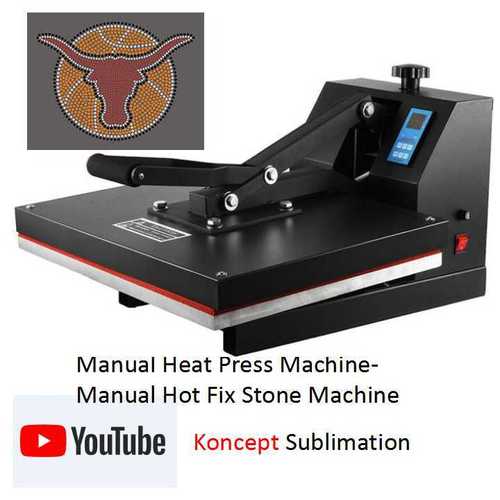 Manual Heat Press Machine- Manual Hot Fix Stone Machine