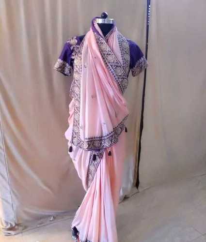 Multi Skin Friendly Satin Saree