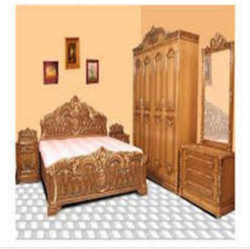 Brown Termite Proof Wooden Bed