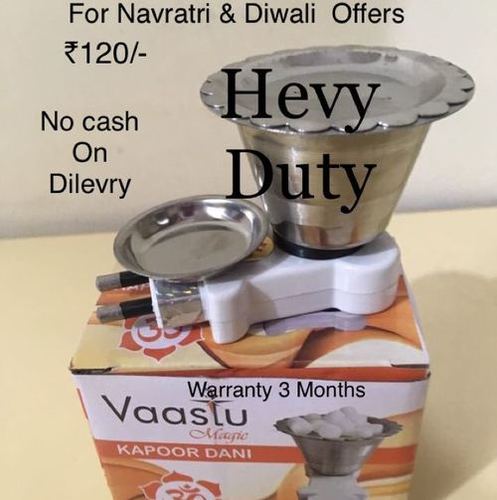 Silver Vastu Mini Megic Stainless Steel Electric Kapoor Dani