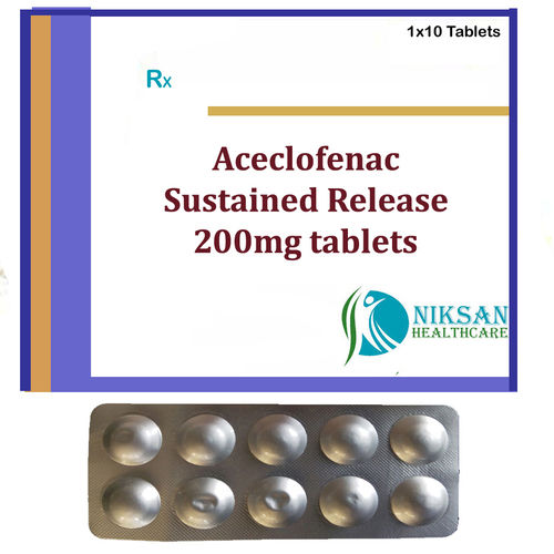 Aceclofenac SR 200mg Tablets