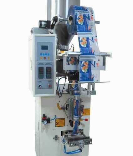 Silver Automatic Grade Plastic Pouch Packaging Machine