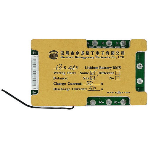 Battery Circuit Board 48V 13S 20A With Balance Application: 13A Bms