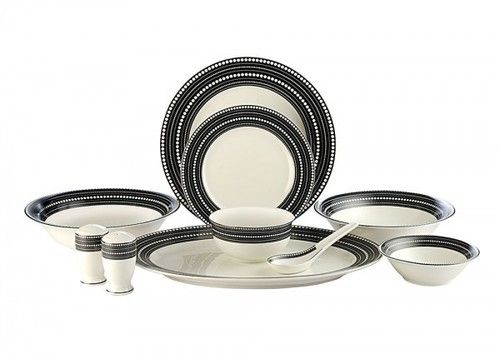 Golden Ceramic Designer Dinner Set