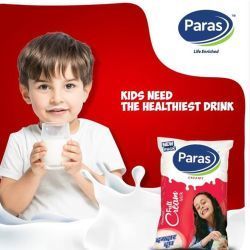 Paras Milk - Hygienic Liquid Milk | Pasteurized for Freshness, Conveniently Packed for Daily Use