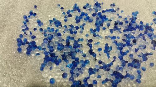 Blue And White Round Silica Gel Beads