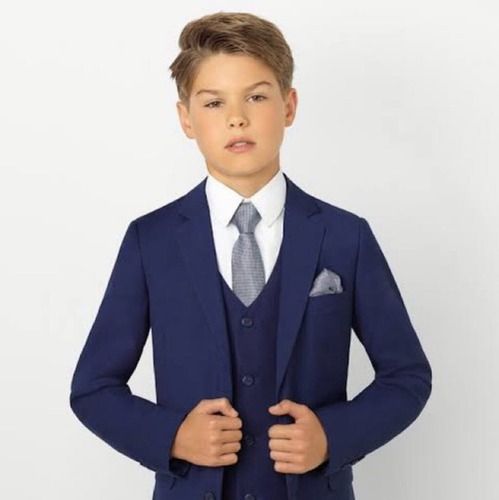 Boys Plain Blue Suit 