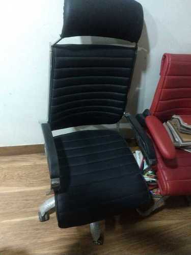 Steel Executive Office Leather Chair 