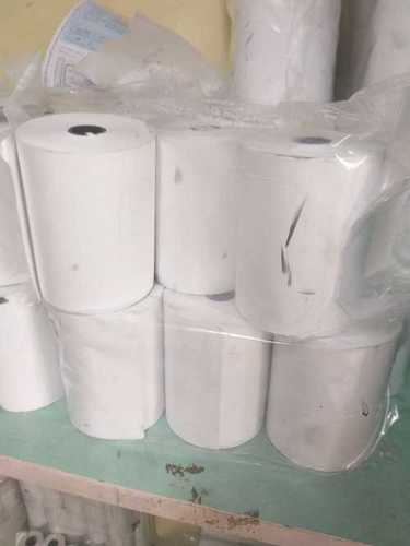 Plain White Thermal Paper Roll