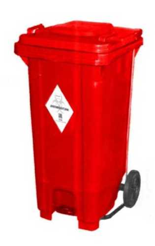 Red Color Waste Bin Application: Domestic And Industrial