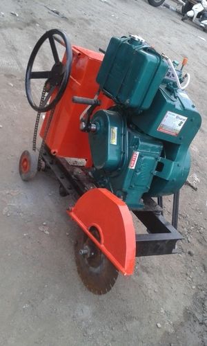 Semi-Automatic Semi Automatic Grade Diesel Motor Road Cutter Machine