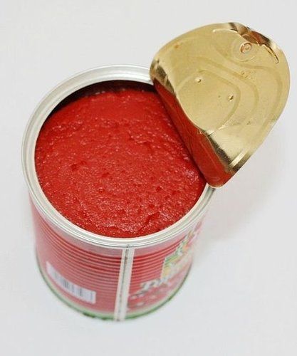 Red Canned Tomato Paste With 100% Purity