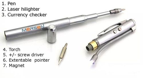 Multipurpose Pen With Screw Driver (7 In 1 Pen)