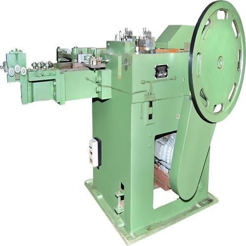 Green Automatic Grade N-3 Wire Nail Making Machine With 3Hp Motor Power