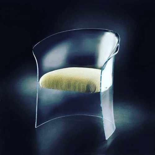 Designer Clear Acrylic Chair Size: 18X31Hx18