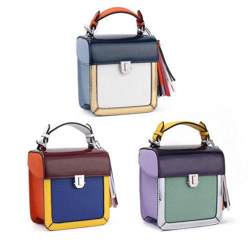 Multicolor Ladies Leather Shoulder Bag