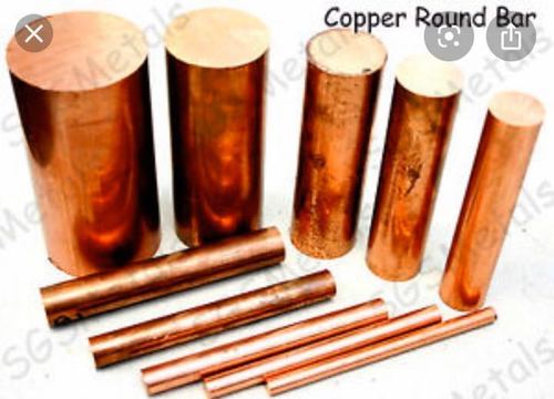 Copper Round Rods - New Galvanized Hot Rolled Heavy Duty Solid Form, Anti-Corrosive with Optimum Finish