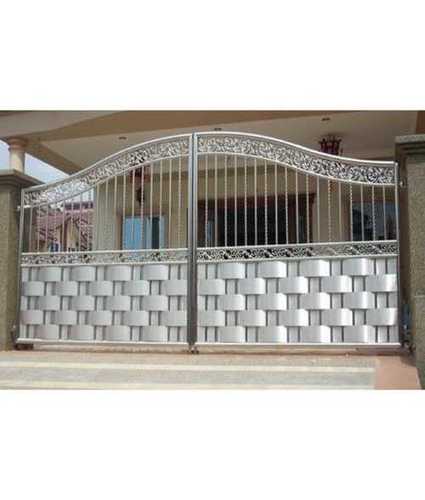 Black Stainless Steel Main Gates